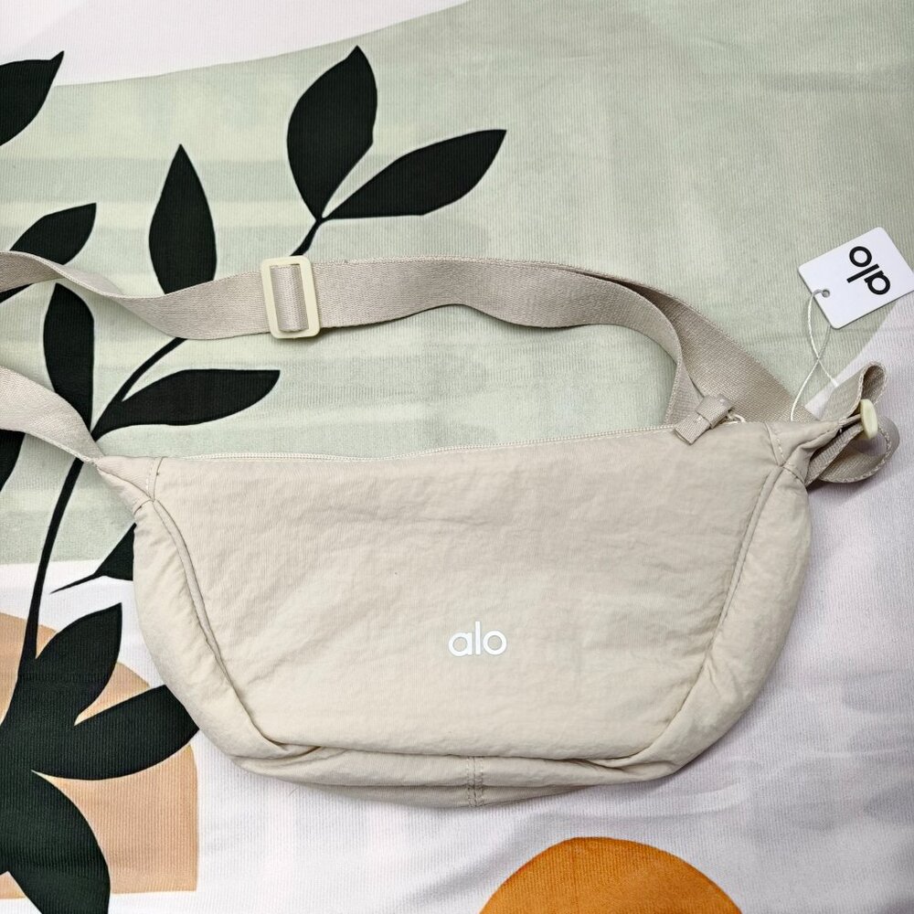 ALO Yoga Cream Crossbody Bag